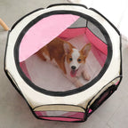 Pet Nest Pet Dog Cat Delivery Room Foldable Cat Nest Pet Fence Tent Octagonal Cage Pet Supplies