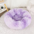 Dog Bed Donut Big Large round Basket Winter Plush Beds for Dogs Medium Accessories Fluffy Kennel Small Puppy Pets Cat Products
