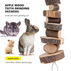 Hamster Rabbit Chew Toy Natural Wood Sticks for Small Pet Chinchilla Guinea Pigs Squirrels Tooth Grinding Toy Pet Supplies