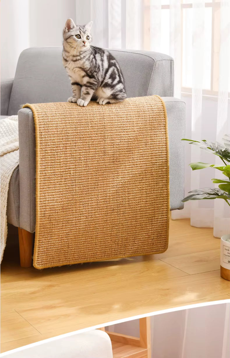 - Cat Scratcher Sisal Mat Board - Sharpen Nails - Protect Furniture