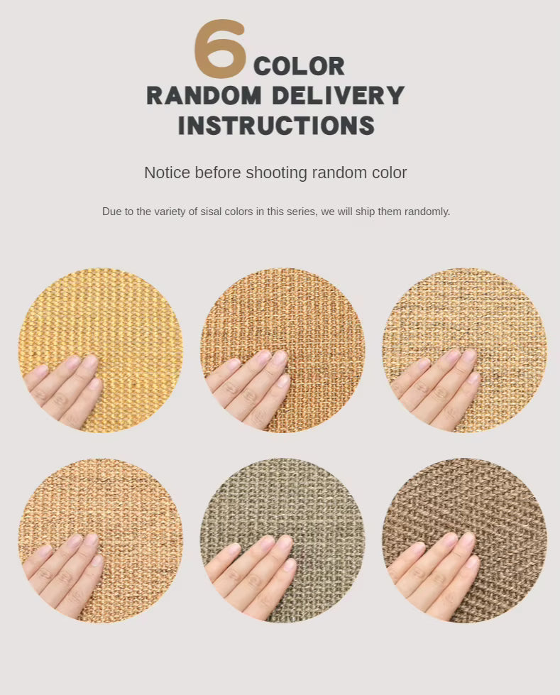 - Cat Scratcher Sisal Mat Board - Sharpen Nails - Protect Furniture