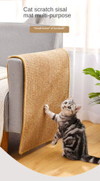 - Cat Scratcher Sisal Mat Board - Sharpen Nails - Protect Furniture