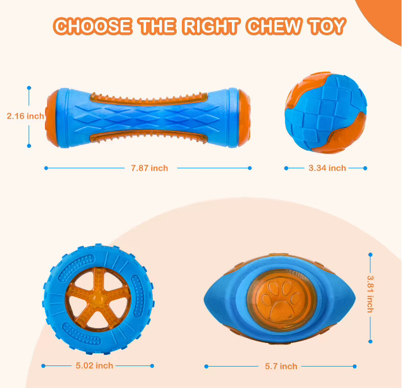 Floating Rubber Dog Chew Toy