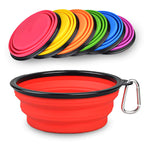 350Ml Collapsible Dog Pet Folding Silicone Bowl Outdoor Travel Portable Puppy Food Container Feeder Dish Bowl Pet Supplies