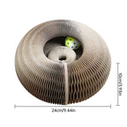 Foldable Cat Scratch Board Toy with Bell