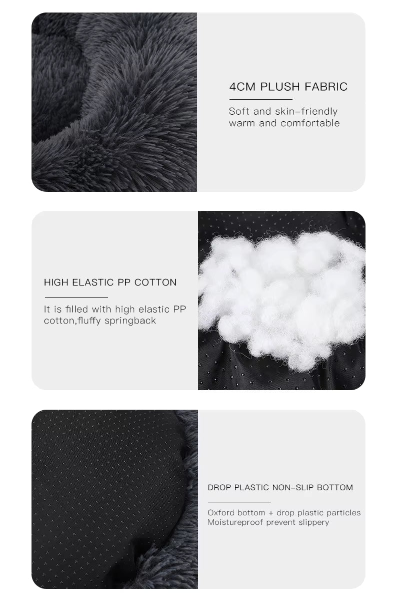 - Giant Donut Calming Dog Beds