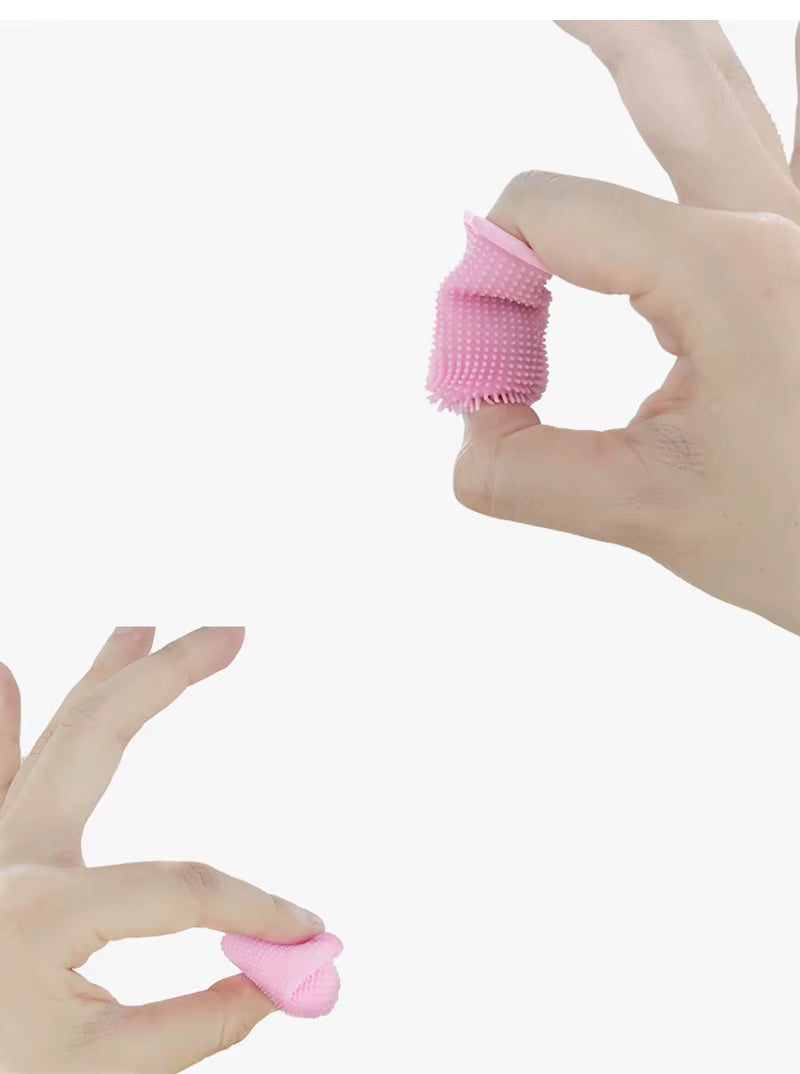 - Soft Silicone Pet Dog Finger Toothbrush Pet Teeth Oral Cleaning Brush Pet Bad Breath Tartar Teeth Care Tool Dog Accessories