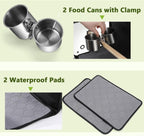 Breathable Bird Carrier, Outdoor Backpack with Adjustable Tripod, Lightweight and Portable Waterproof Parrot Travel Backpack, Wide View and Shading Cat & Dog Backpack for Hiking