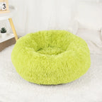 Dog Bed Donut Big Large round Basket Winter Plush Beds for Dogs Medium Accessories Fluffy Kennel Small Puppy Pets Cat Products