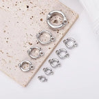 Parrot Foot Rings Metal Pet Bird Leg Rings Outdoor Fly Training Activity Anti-Lost Opening Clip Leash Accessories 0.45 to 1.15CM